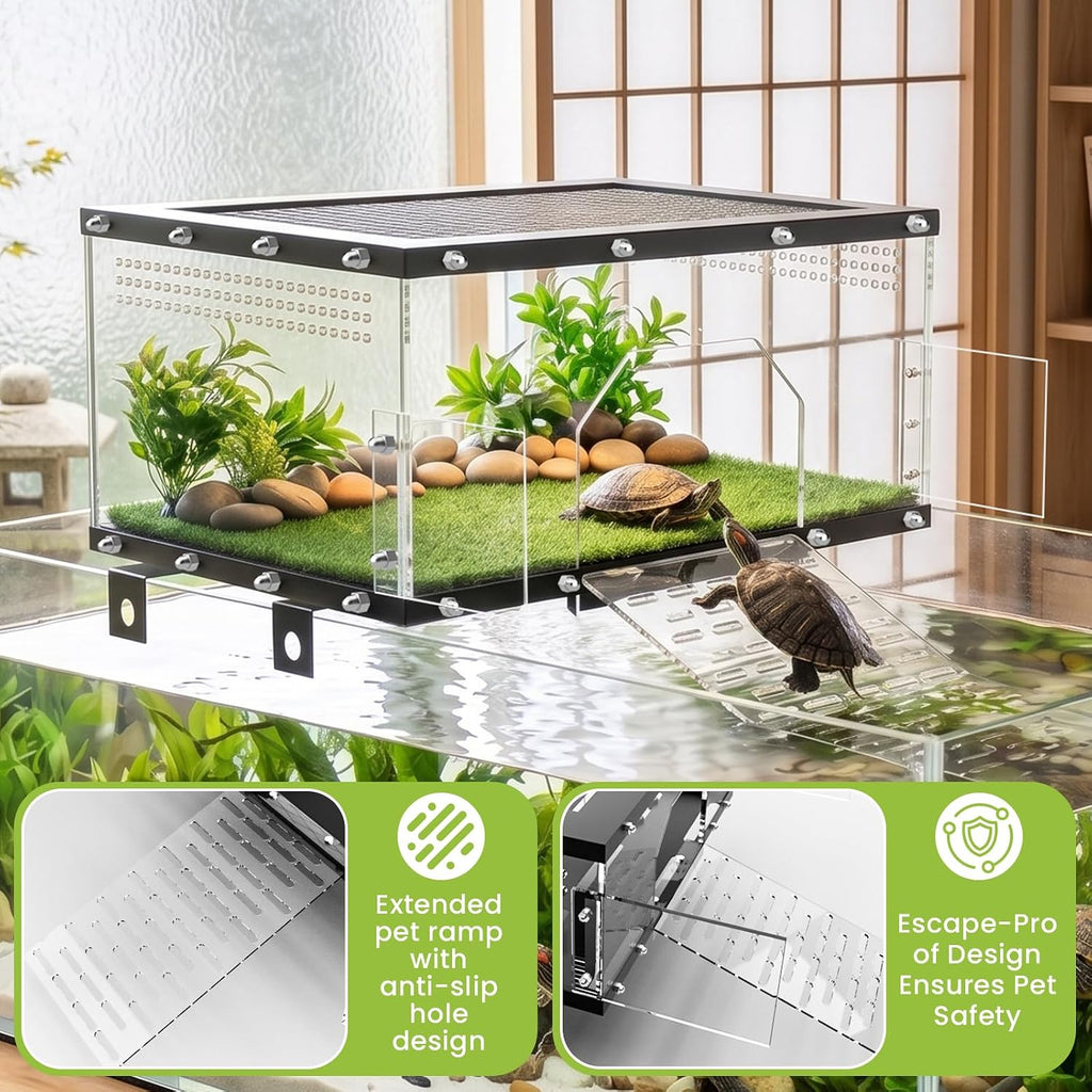 alotiki xl turtle basking platform for 17-27.5 in, package contents