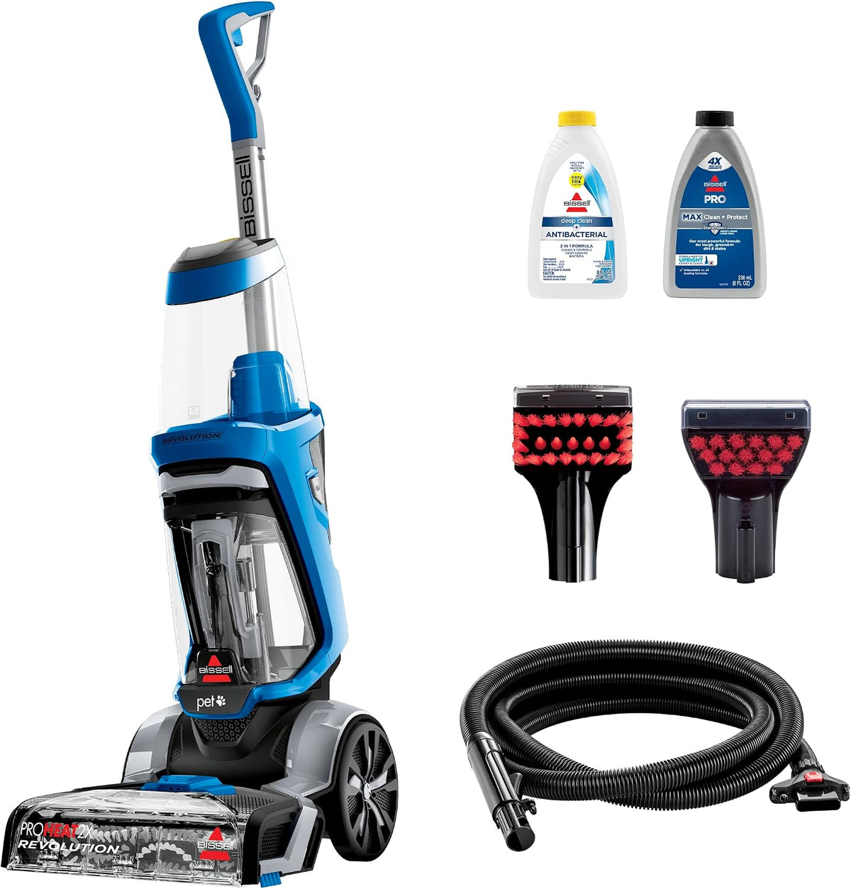 bissell proheat 2x revolution pet turbo upright carpet, main product view