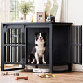 ironck 39.4" l dog crate furniture with sliding, main product view