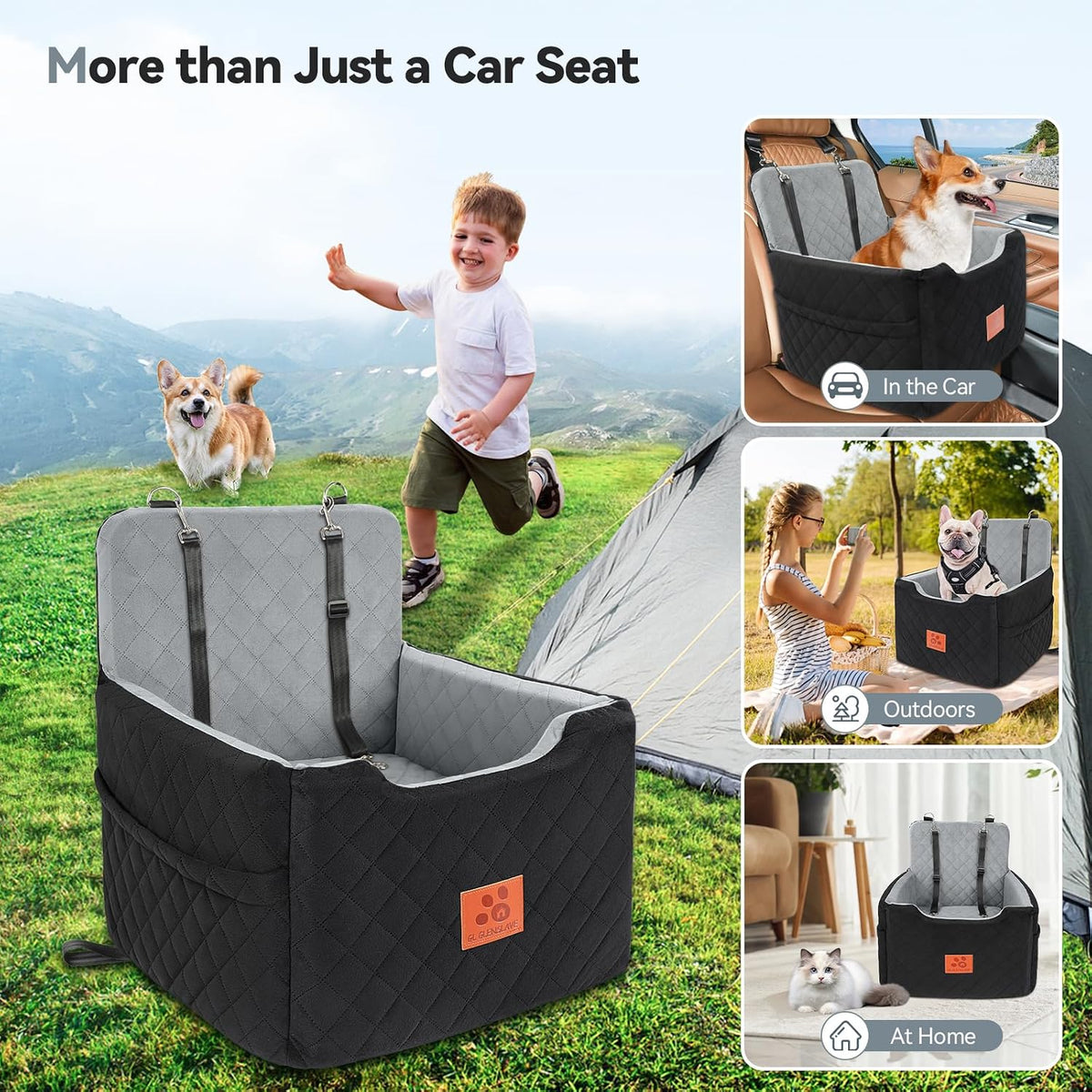 gl glenslave dog car seat for small/medium dogs, package contents