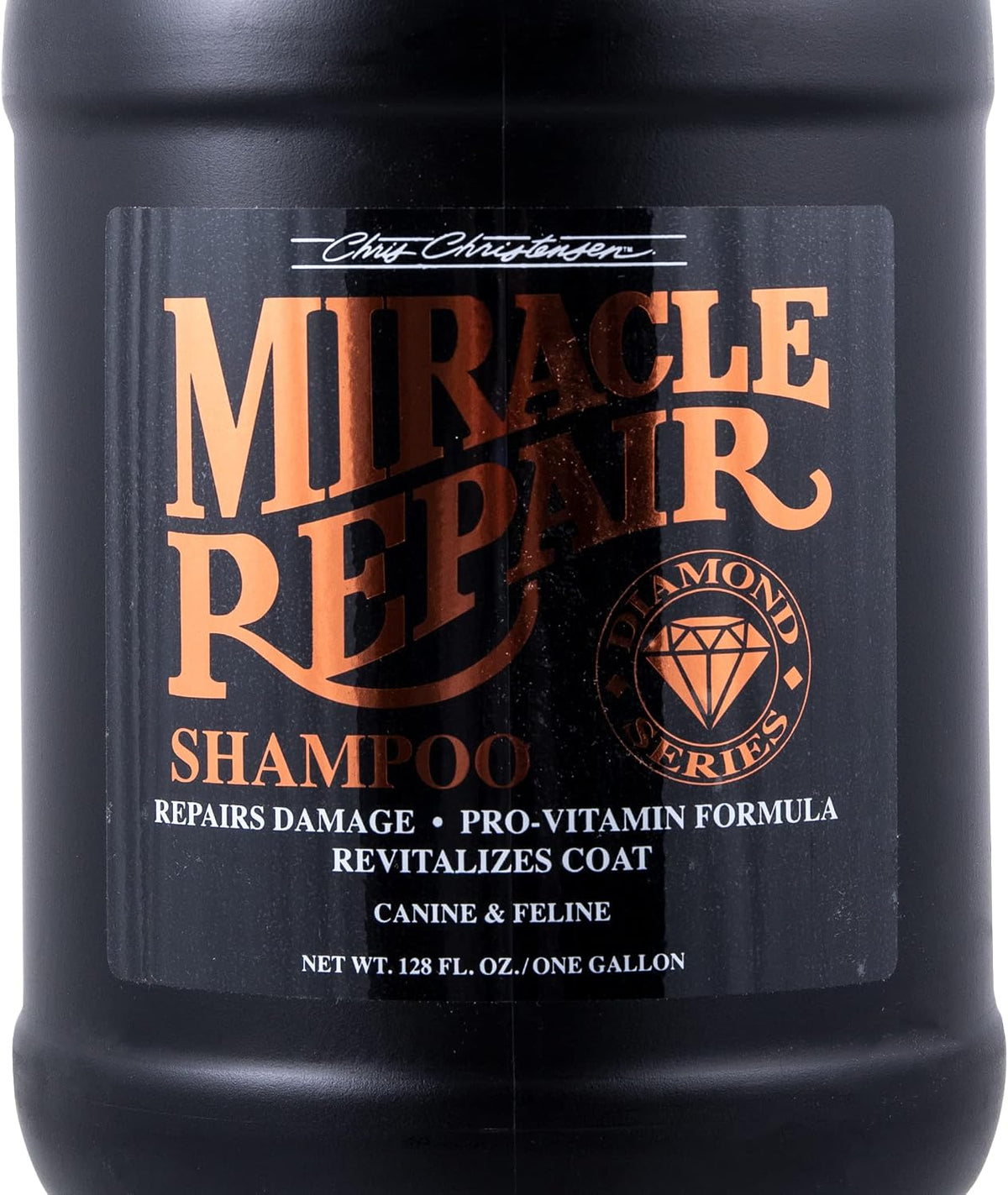 chris christensen diamond series miracle repair dog shampoo, close-up detail