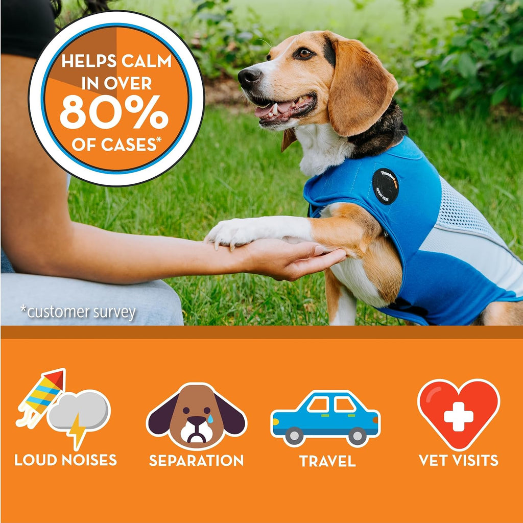 thundershirt breeze for dogs calming anxiety vest, small, side view
