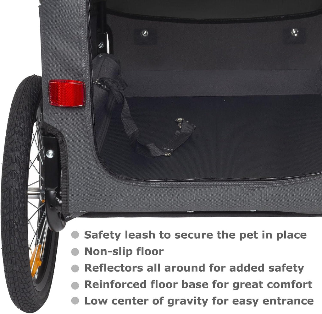 tiggo veelar sports pets large dog bike trailer, package contents