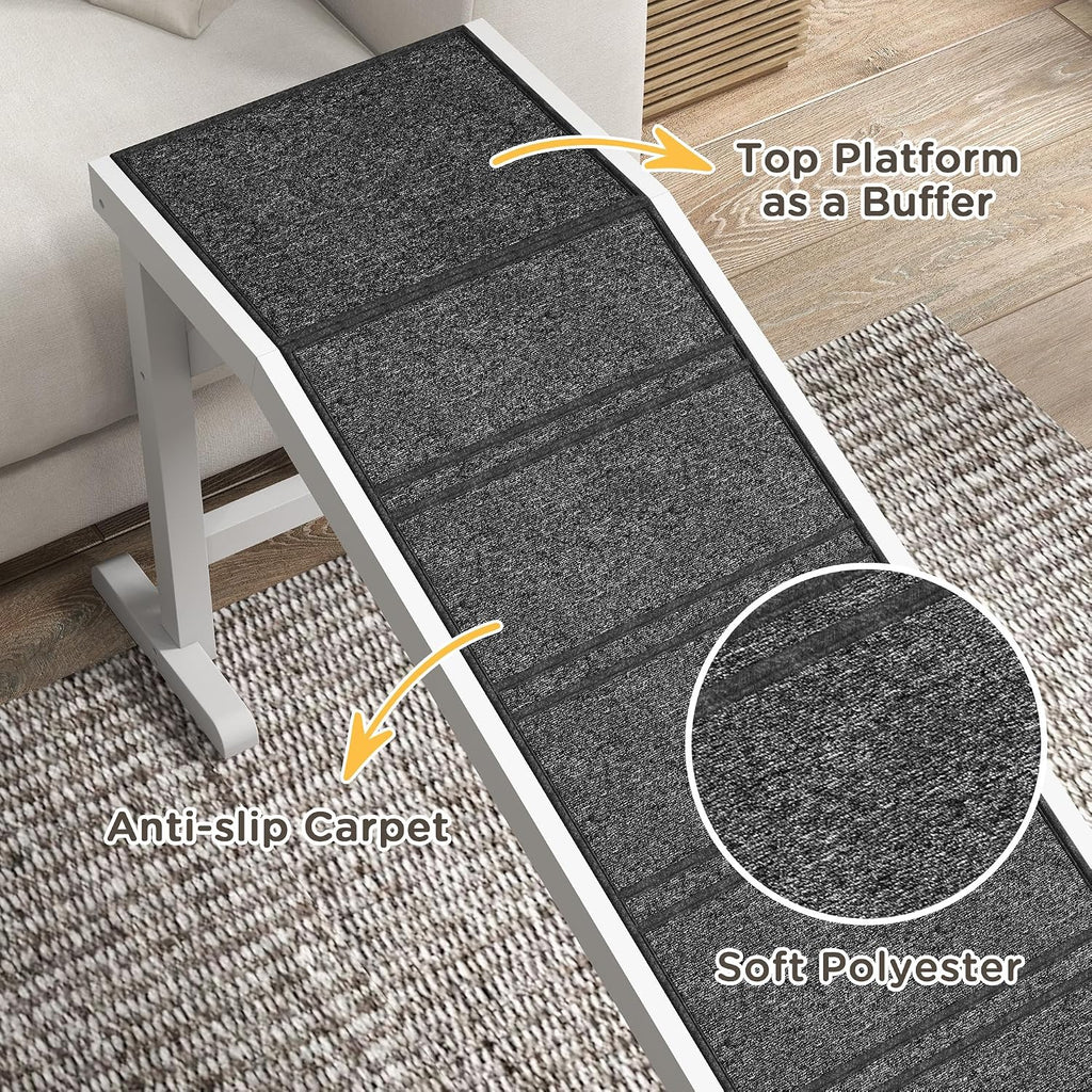 pawhut dog ramp for bed, pet ramp for, package contents