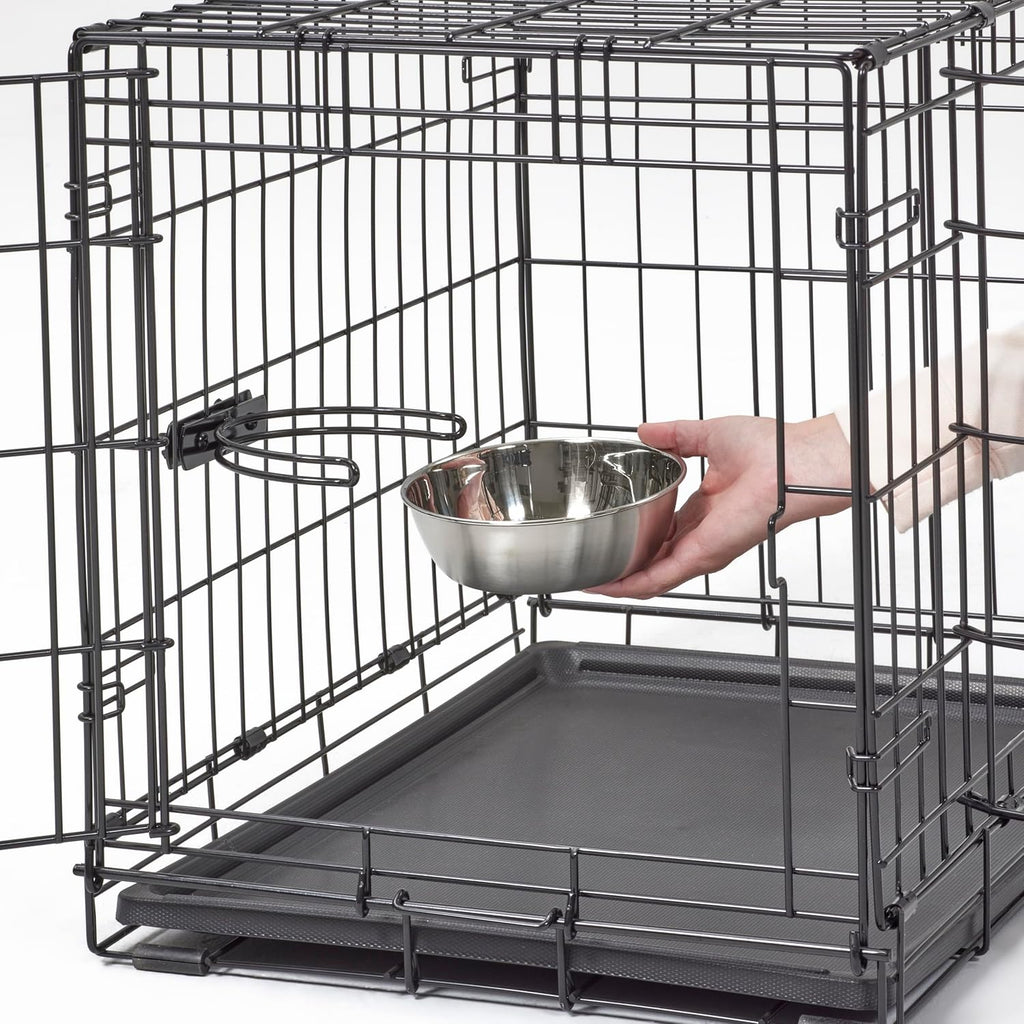 midwest homes for pets double door icrate starter on a desk or shelf