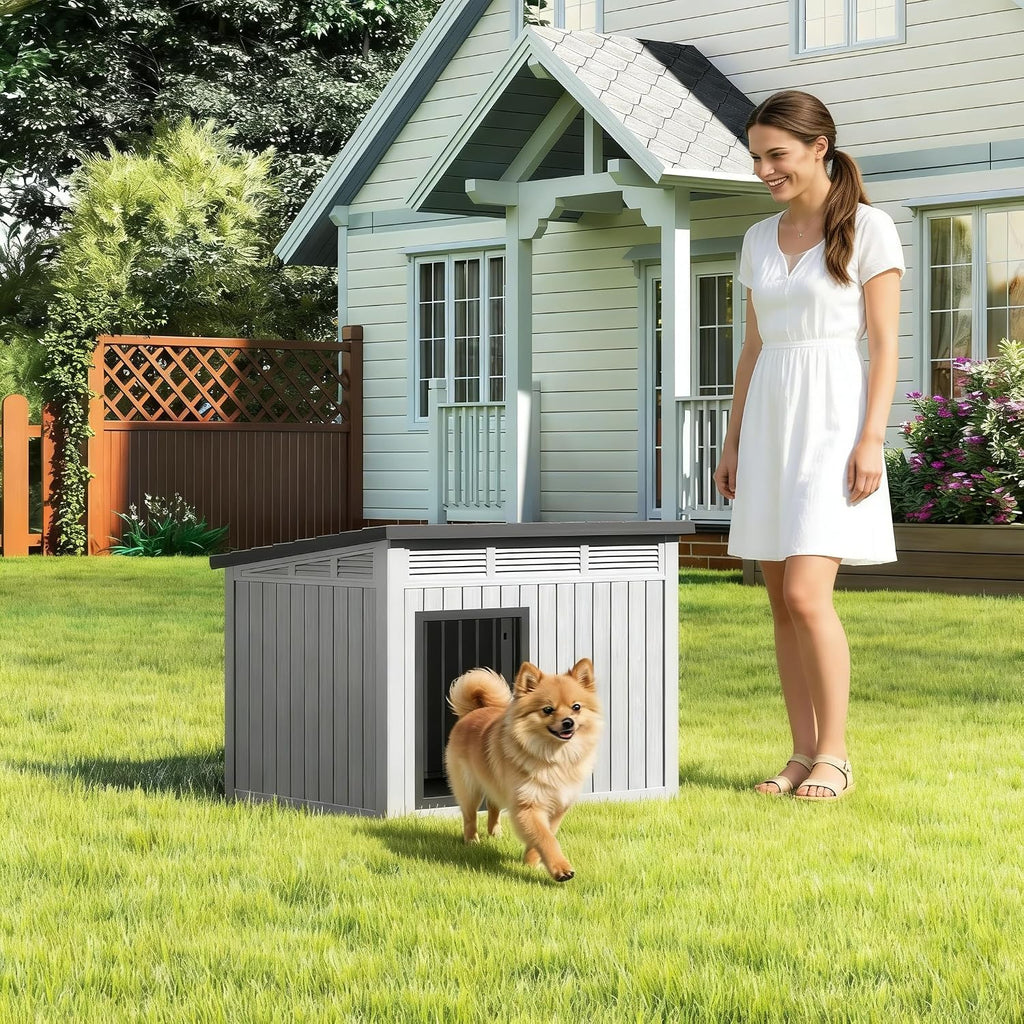 bifanuo outdoor indoor dog house for small to on a desk or shelf