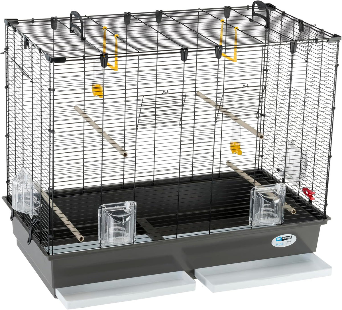 ferplast large cage for canaries, parakeet cage exotic, side view