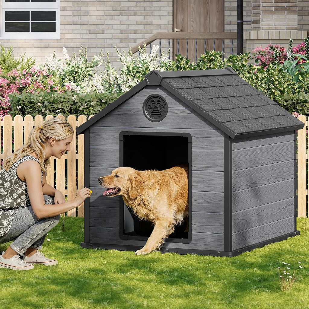fancyango extra-large giant dog house outdoor indoor for, package contents