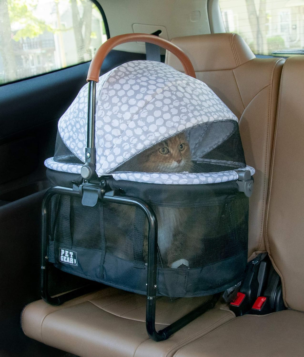 pet gear no-zip view 360 pet carrier &, close-up detail