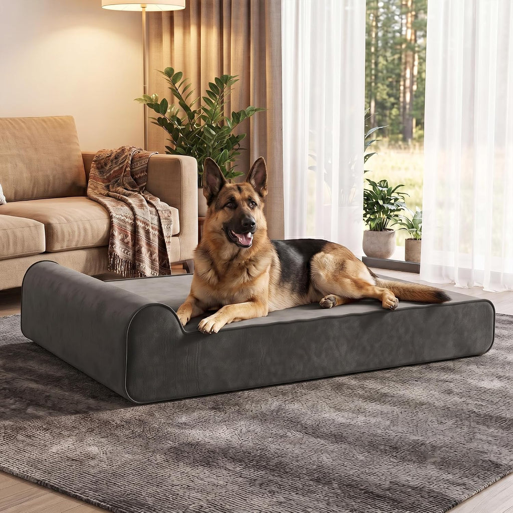 orthopedic dog bed for large dog, memory foam, main product view