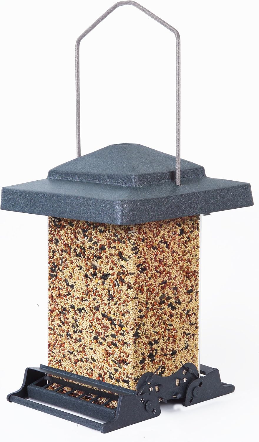 audubon vista squirrel resistant bird feeder model 75160 shown in use