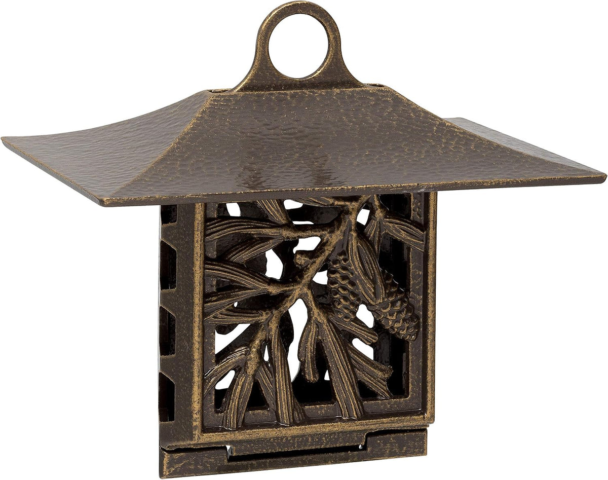 whitehall products pinecone suet feeder, french bronze, main product view
