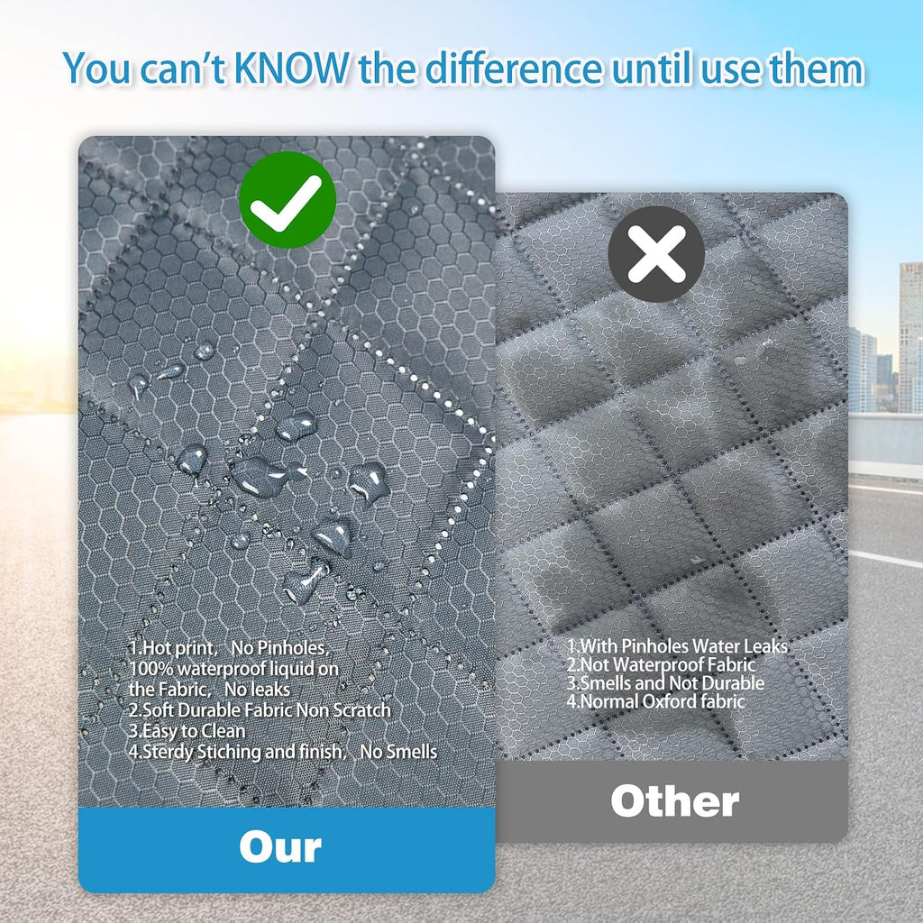 anosospecial grey dog car seat cover for back, package contents