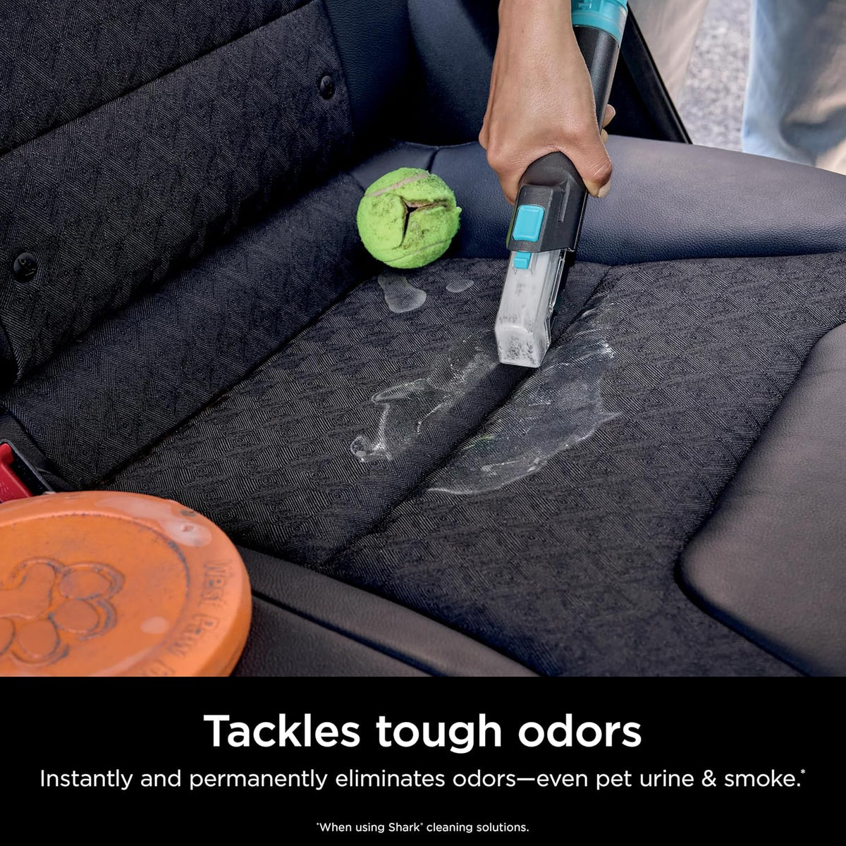 shark stainstriker hairpro pet, portable spot, stain, &, side view