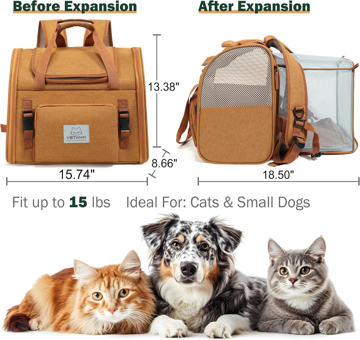 cat backpack expandable, cat carrier for travel &, close-up detail