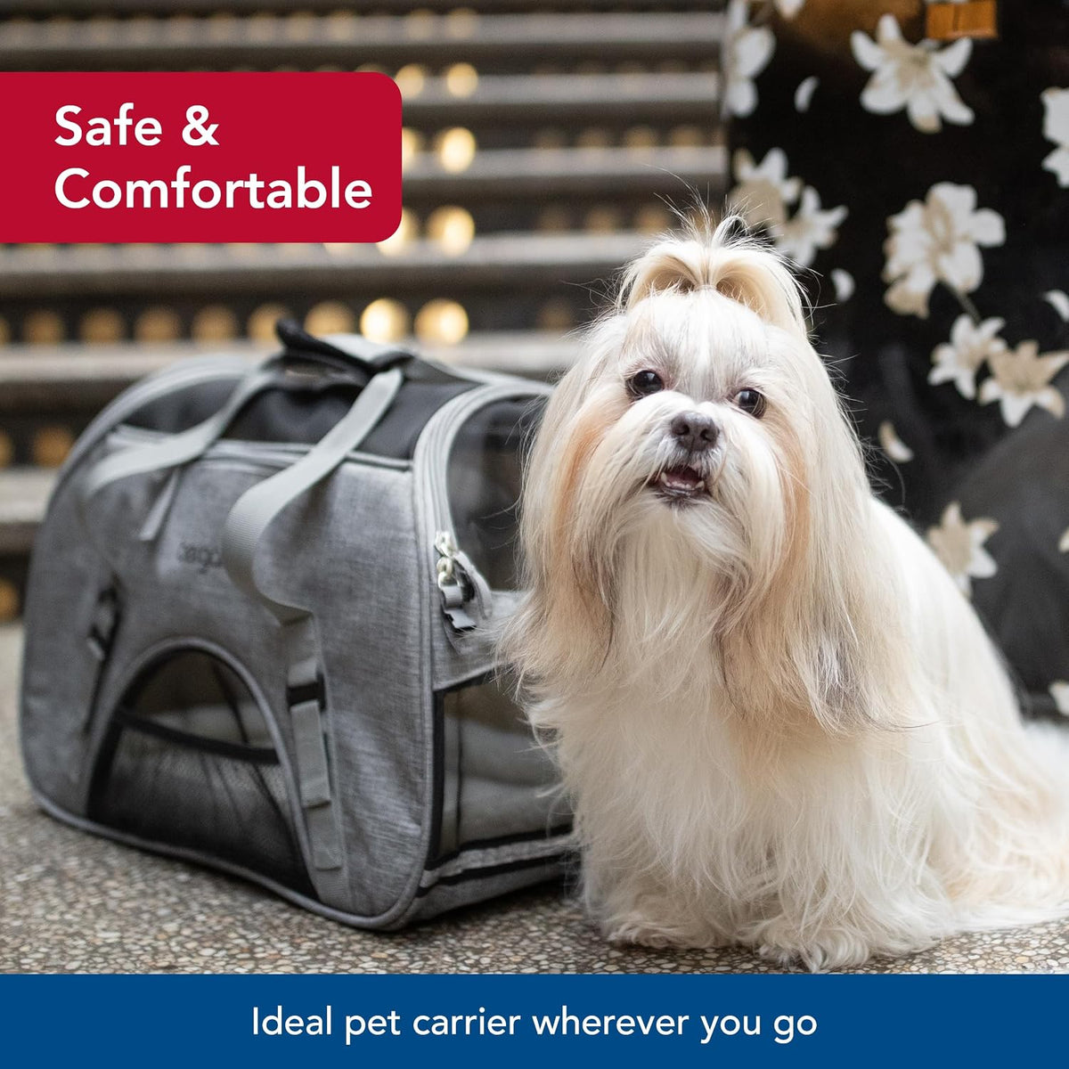 coastal pet - bergan - comfort carrier, close-up detail