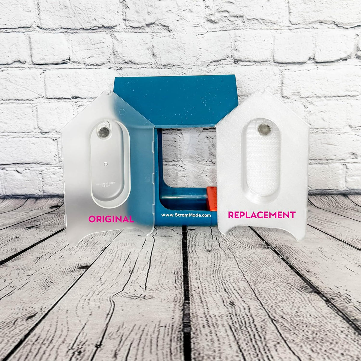 front panel replacement – durable petg plastic, uv-resistant shown in use