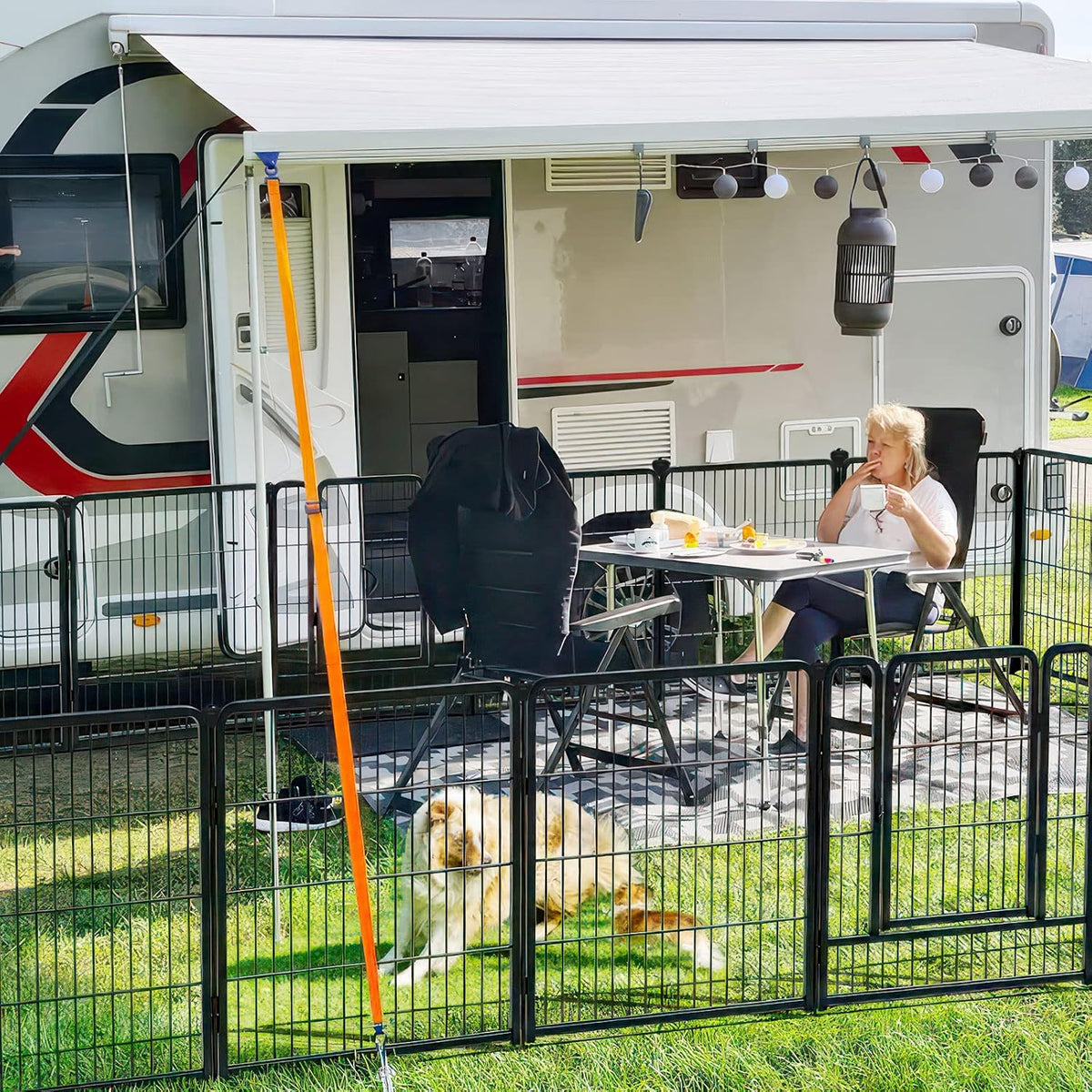 fxw rv protector balls, dog playpen accessories, designed showing dimensions