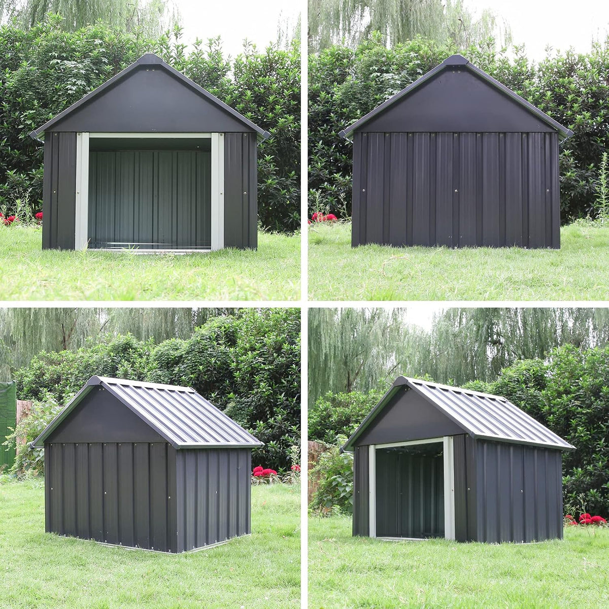 38 x 35 inch metal dog house, indoor on a desk or shelf