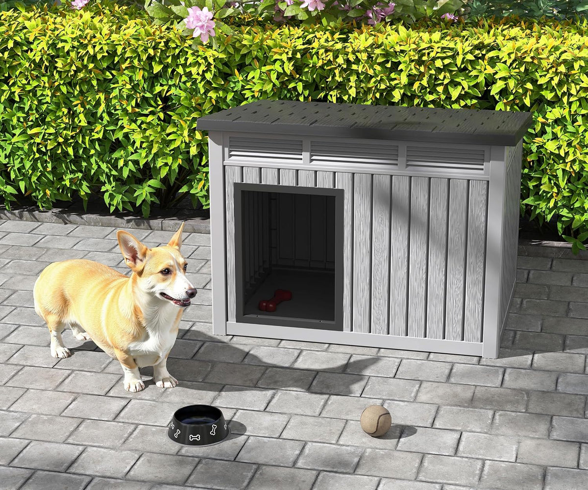 fancyango medium dog house for indoor & outdoor, package contents
