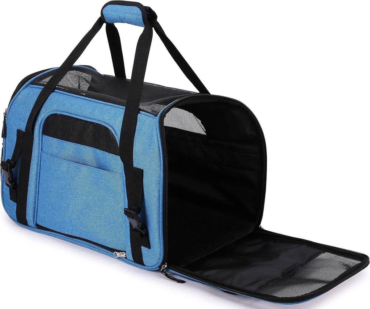 elitefield soft-sided pet carrier for cats & small, side view