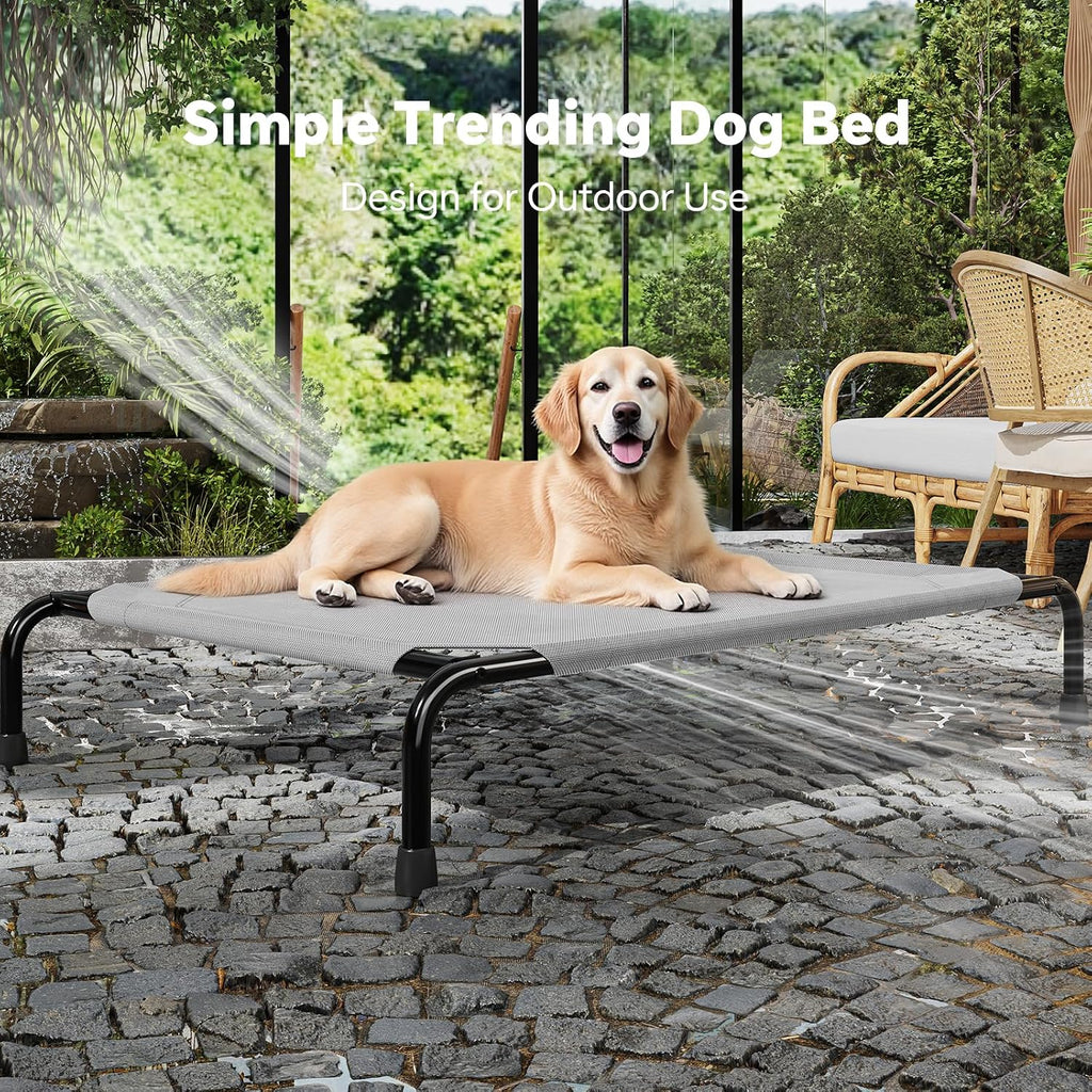 simple trending raised dog bed for large dogs, view 9