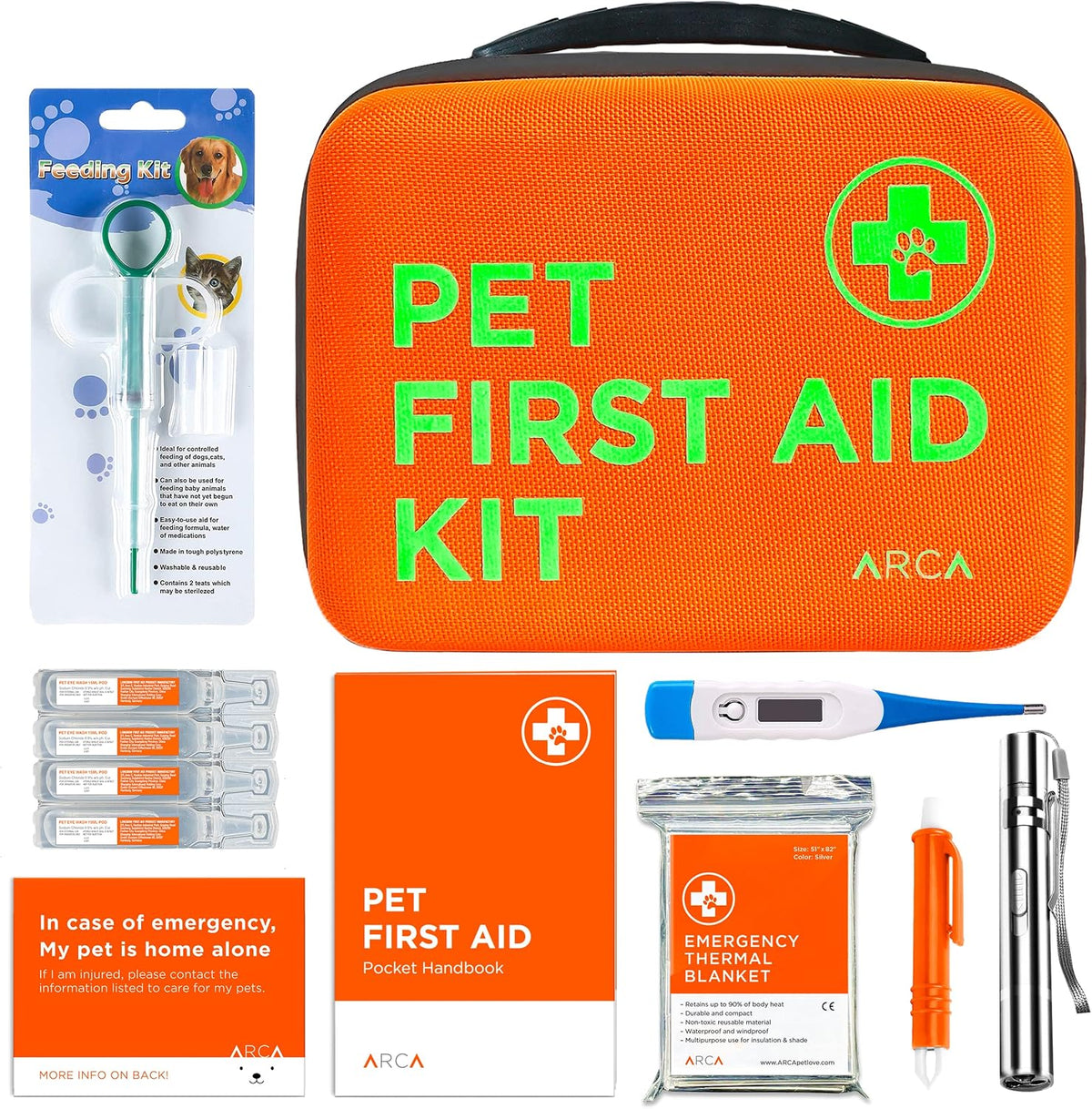 arca pet cat & dog first aid kit, main product view