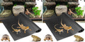 vodolo bearded dragon tank accessories, reptile terrarium carpet, main product view