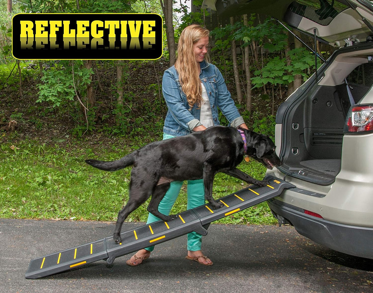 pet gear travel lite ramps for dogs and shown in use