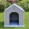 fancyango small plastic dog house for outdoor indoor, main product view