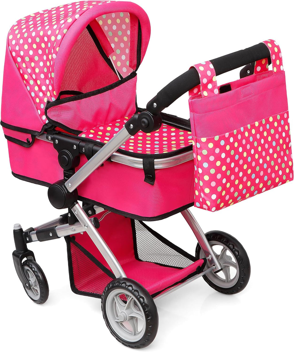 fash n kolor foldable pram for baby doll, main product view