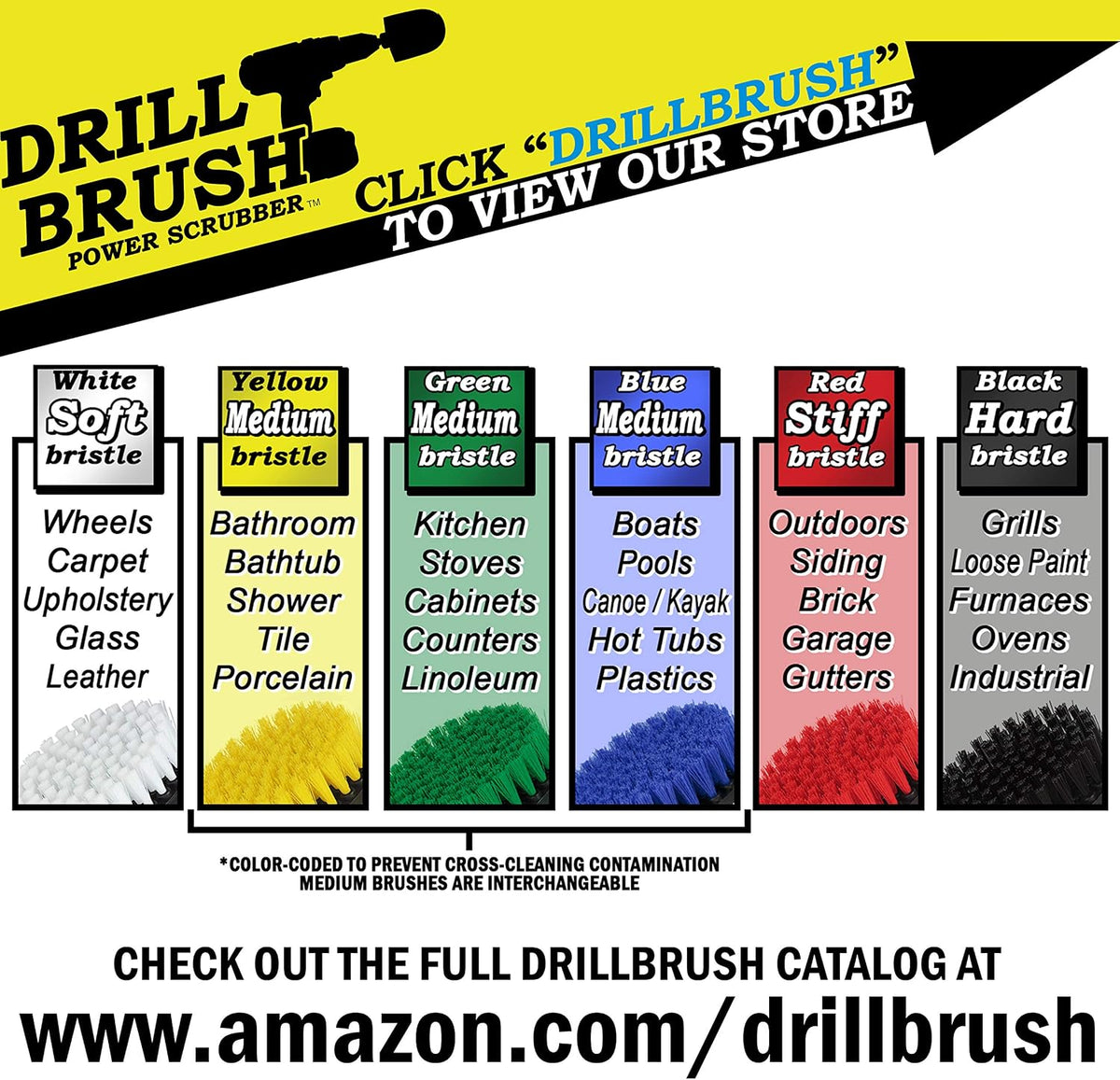 concrete scrubber brush - brick brushes - patio, close-up detail
