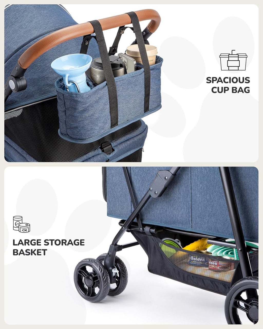 dog stroller for large & medium dogs (20–132, view 9