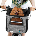 petami dog bike basket, soft-sided ventilated pet carrier, main product view