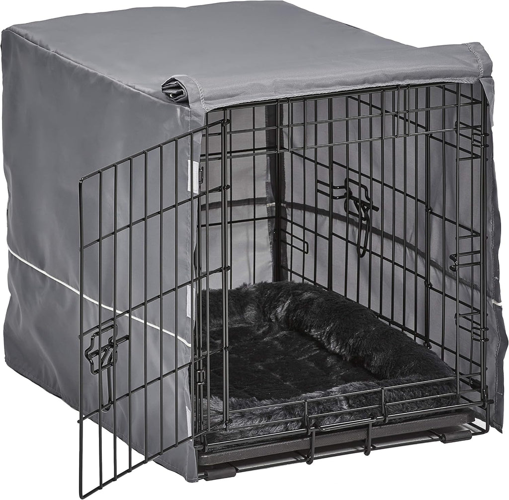 midwest homes for pets double door 24-inch dog showing dimensions