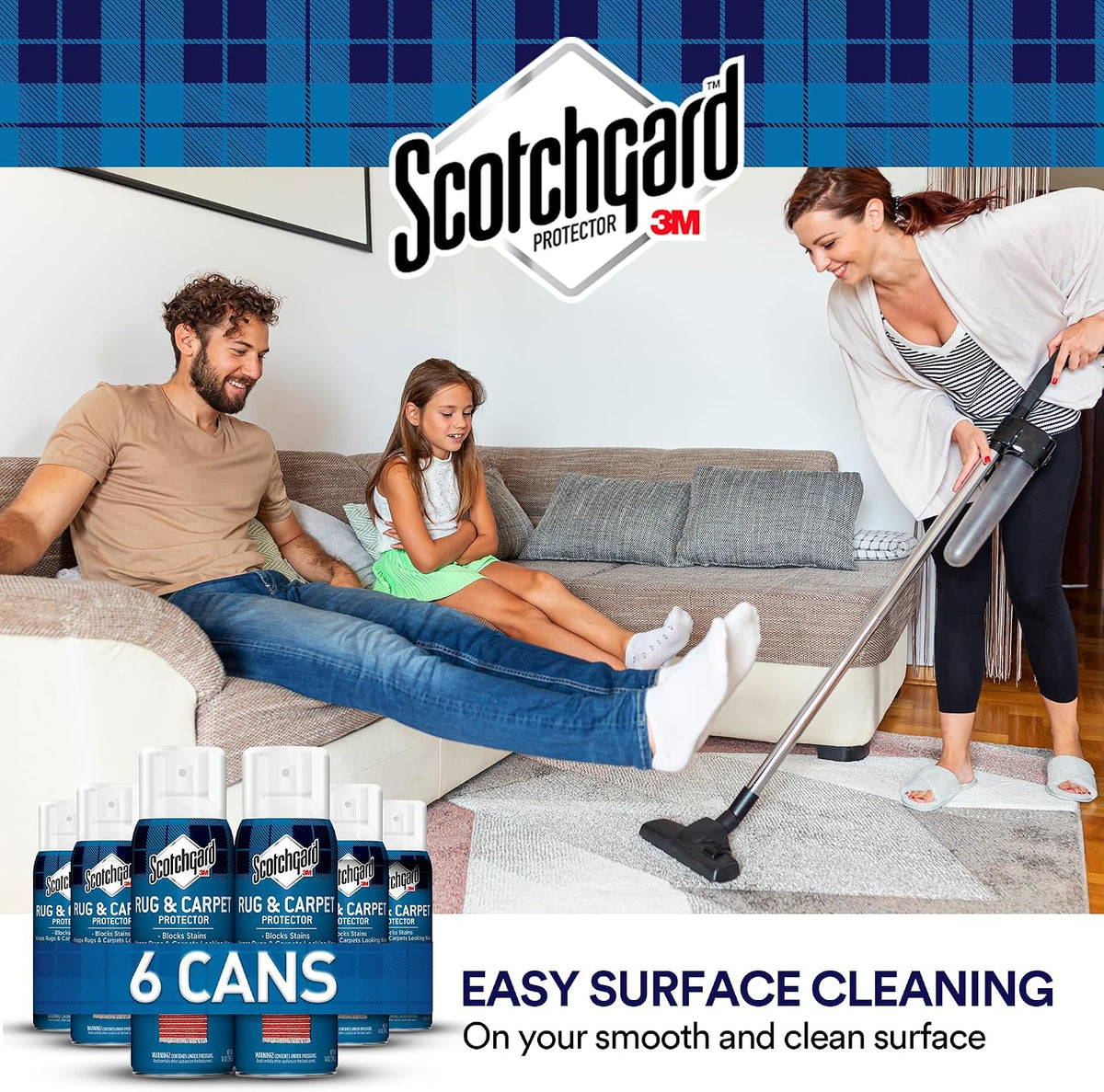 scotchgard carpet & upholstery protector spray, 14 oz showing dimensions