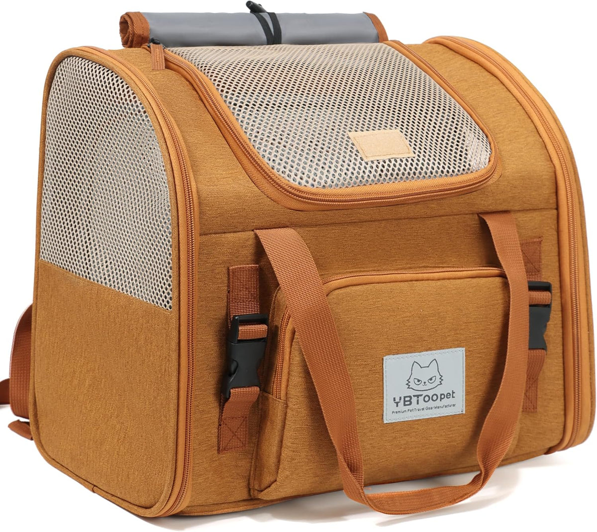 cat backpack expandable, cat carrier for travel &, main product view