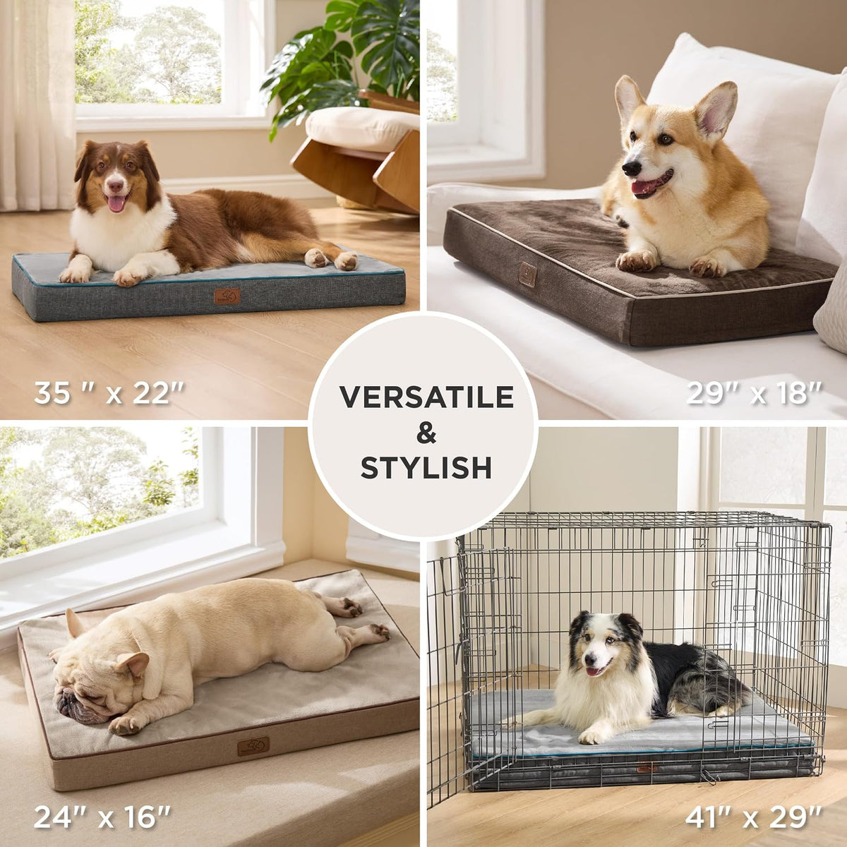 bedsure memory foam dog beds large sized dog, package contents