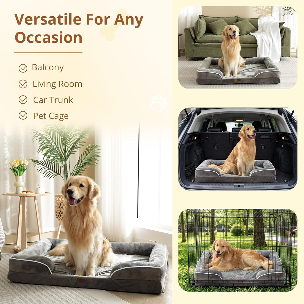 egohome orthopedic large dog bed, waterproof washable l, view 9