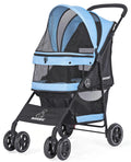 roodo 4 wheel dog cat pet stroller best, main product view