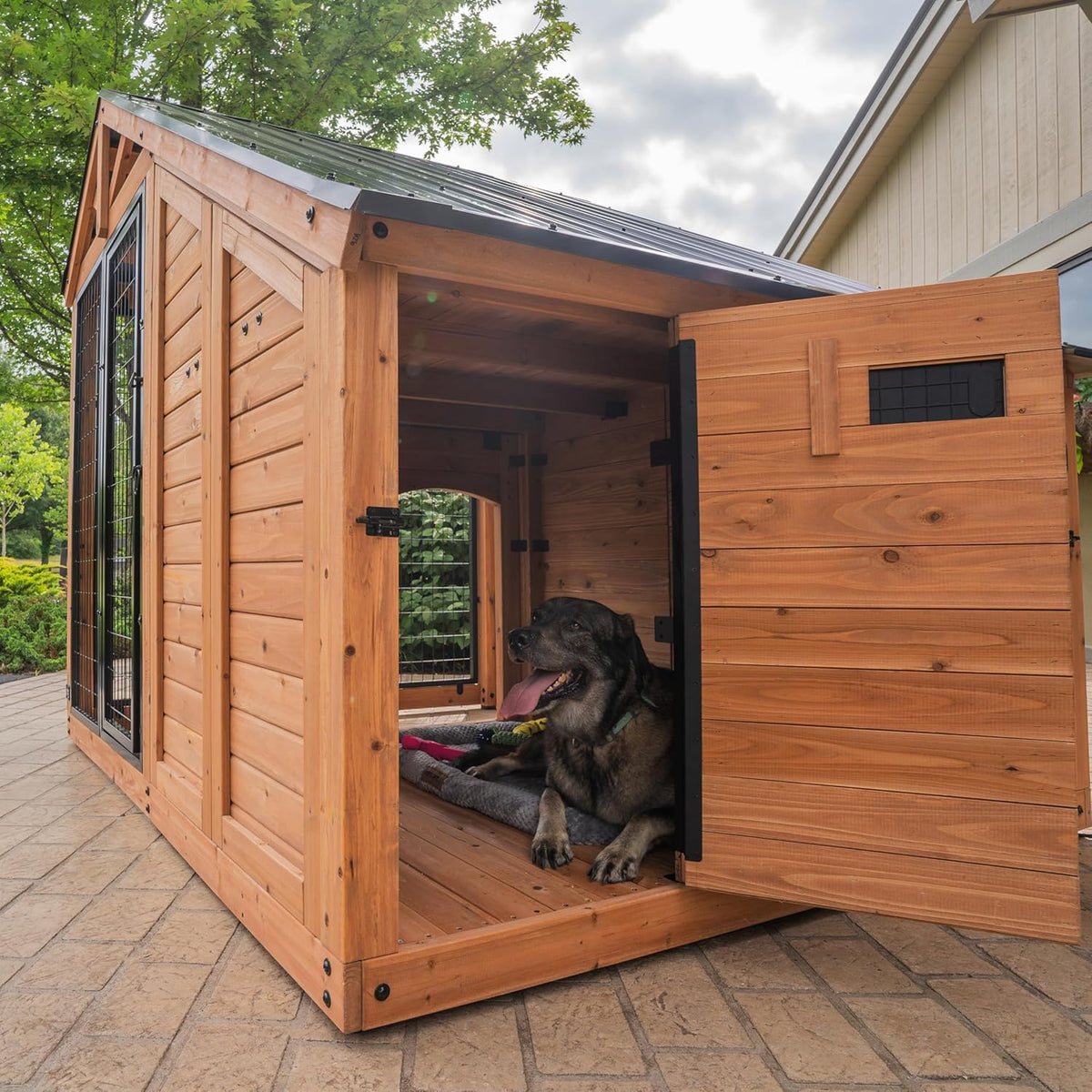 backyard discovery 7' x 5' waggin' retreat cedar, package contents