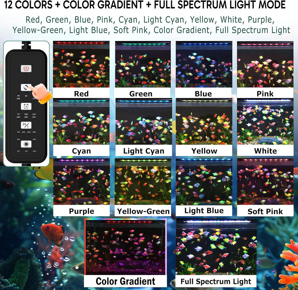 24/7 led aquarium light for 30-36 inch plant, package contents