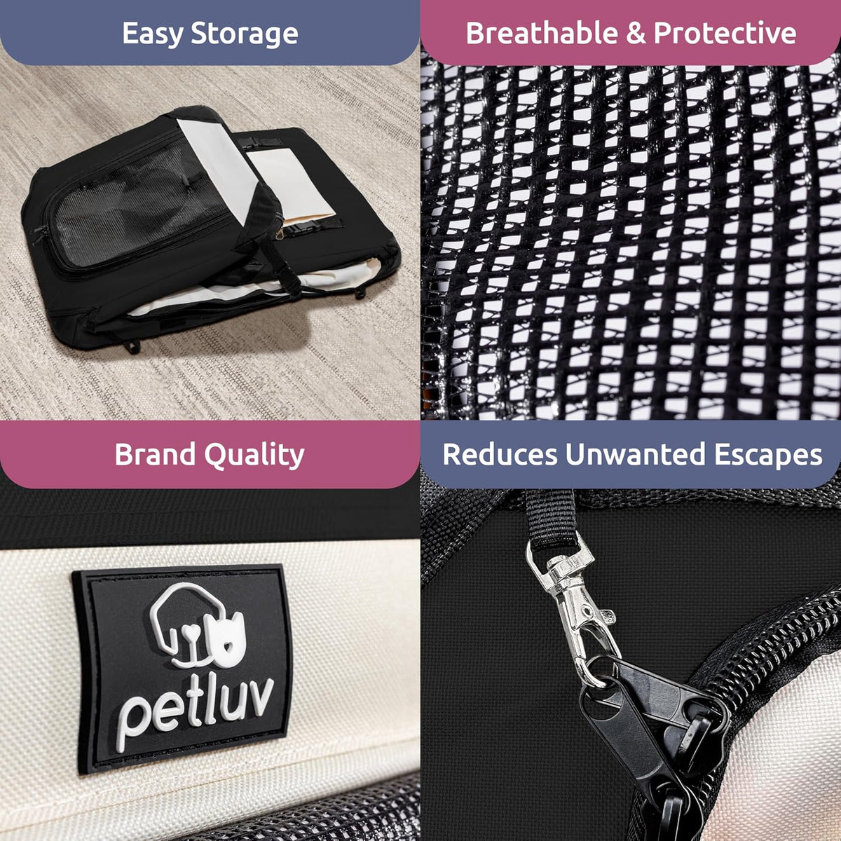 cat & dog carrier, fits most cats or showing dimensions