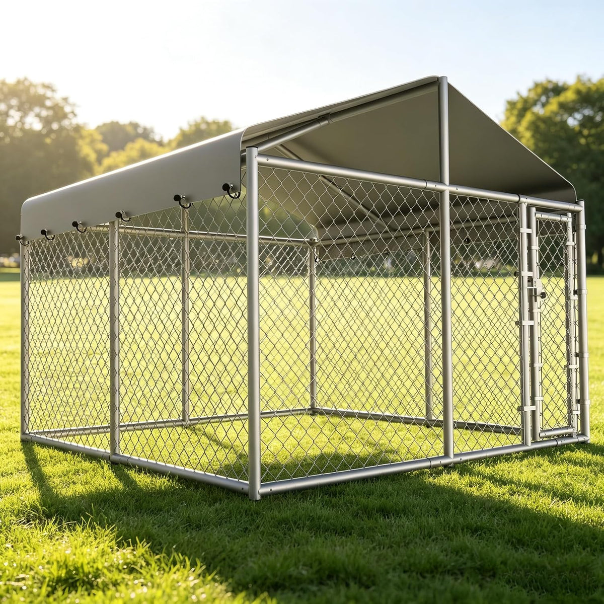 10 x 6.56 ft outside dog kennel outdoor, main product view