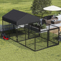 outdoor dog kennel with dog fence for medium/small, main product view