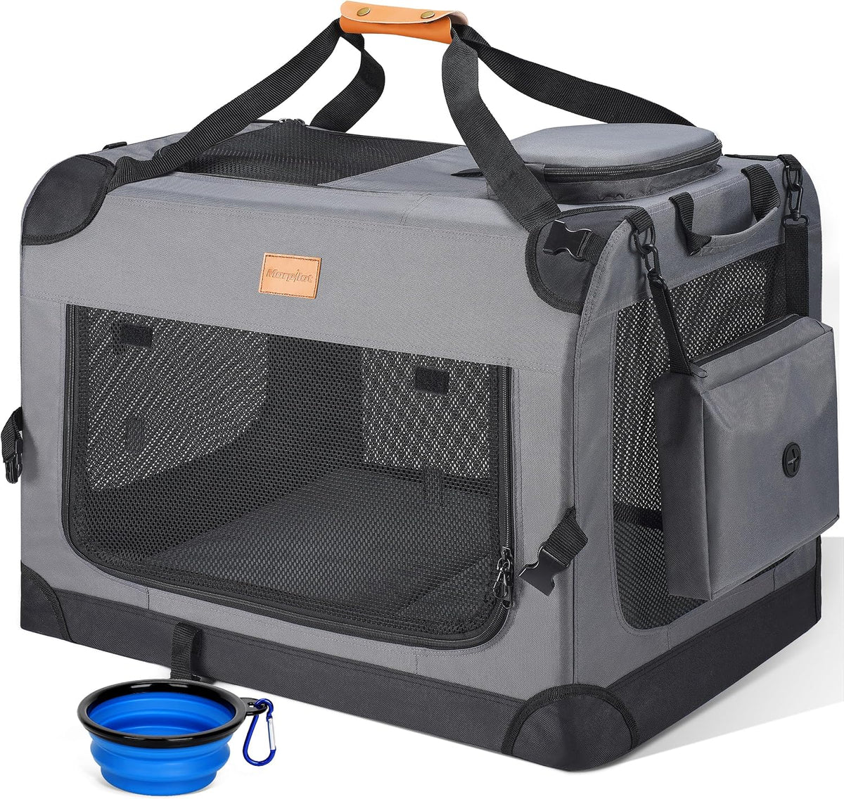 morpilot portable collapsible dog carrier, main product view